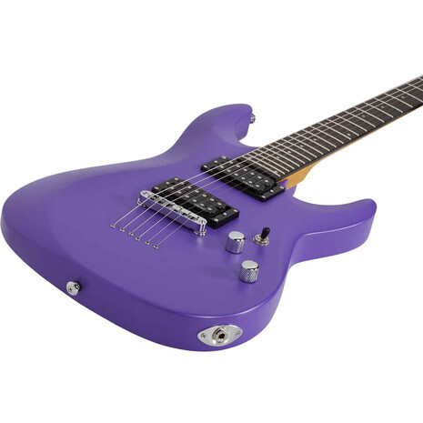 GUITARRA SCHECTER ELECTRICA C-6 DELUXE, Color: Morado, 2 image