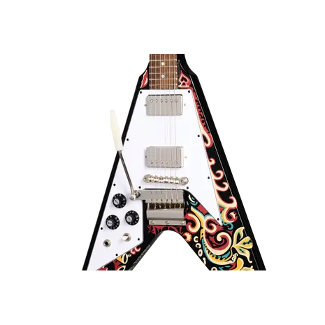 Guitarra Electrica Epiphone Jimi Hendrix "Love Drops" Flying V (Incl. Hard Case)	, 8 image