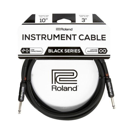 Cable De Plug A Plug 3 Mtr Roland Black