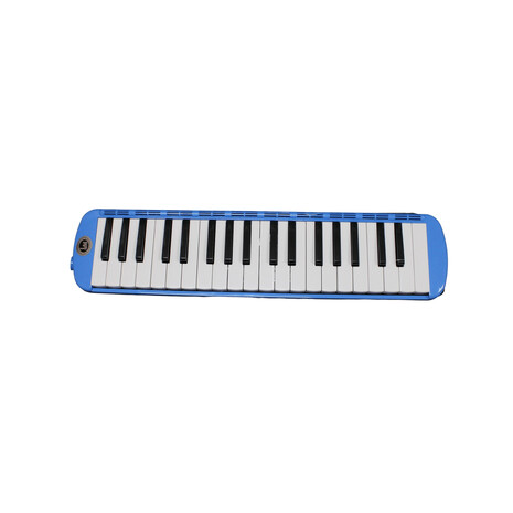 Melodica De 37 Teclas Azul Funda Dura