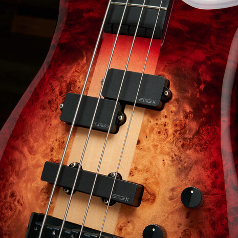 Bajo Electrico Spector Euro 4 CST Natural Red Burst Gloss, Color: Rojo, 8 image