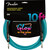 Cable Para Instrumento Fender Glow 10ft Azul, Color: Azul, Metros: 3