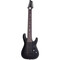 Guitarra Electrica Schecter  DAMIEN PLATINUM 9 CUERDAS  NEGRO SATINADO