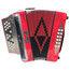 ACORDEON MORETTI BOT. MOD. MILAN FBBEB ROJO, Color: Rojo, 3 image