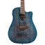 Guitarra Electroacustica Ibanez ''Altstar'' Gris Transparente/Sombreado Azul, Color: Azul, Tipo de cuerdas: Acero, 3 image